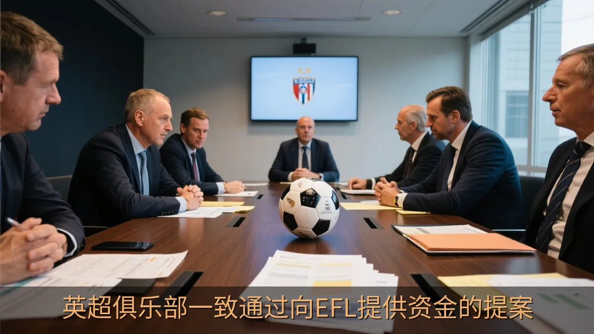 英超俱乐部一致通过向EFL提供资金的提案